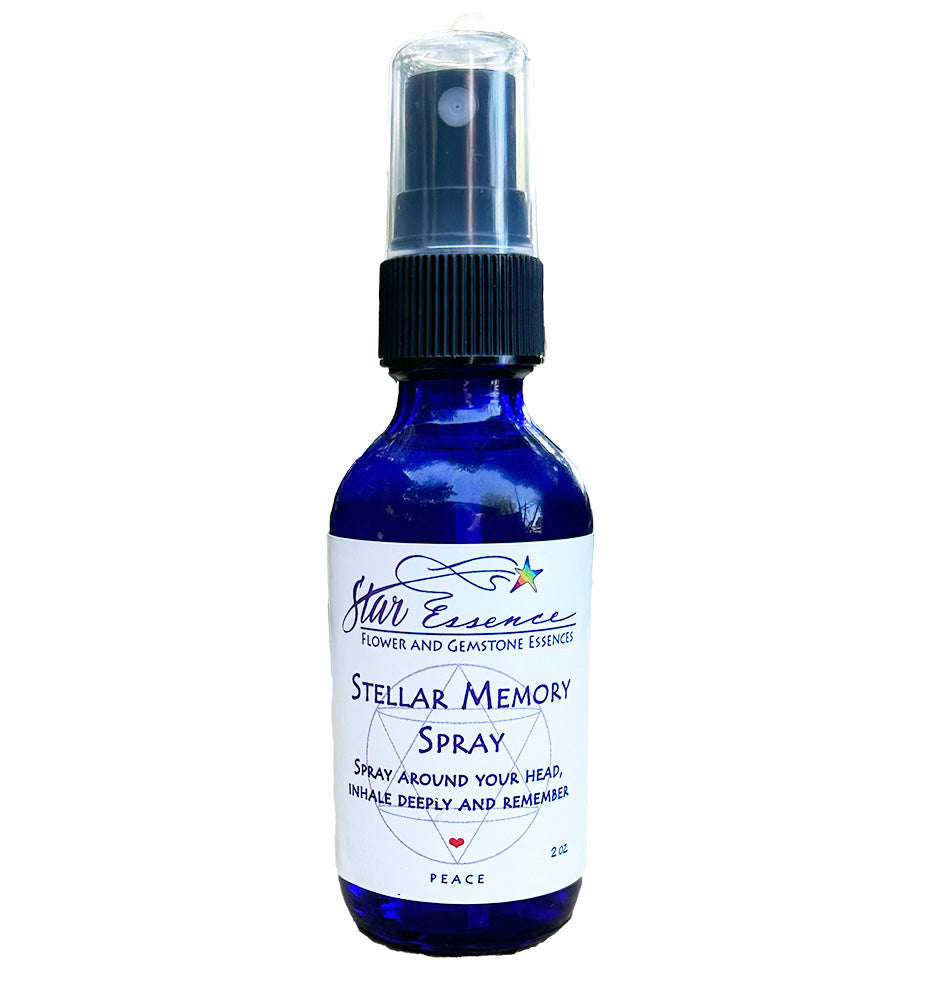 Stellar Memory Spray vibrational memory support spray for energy healing, holistic medicine, and spiritual wellness