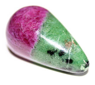 Ruby zoisite gemstone top