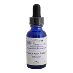 Dropper bottle of Balance and Stability essence, a vibrational remedy for grounding, stress relief, and holistic wellness.