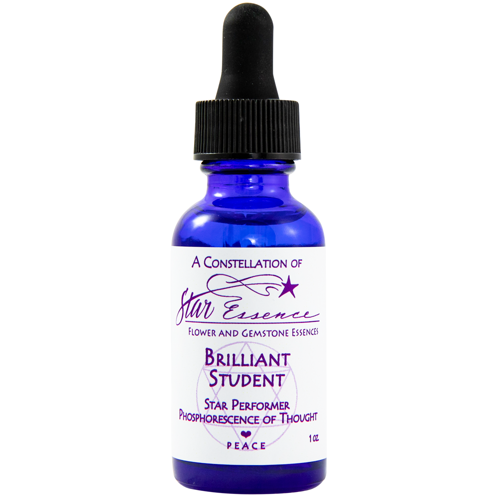 Brilliant Student dropper bottle for energy healing, holistic medicine, and spiritual wellness study support