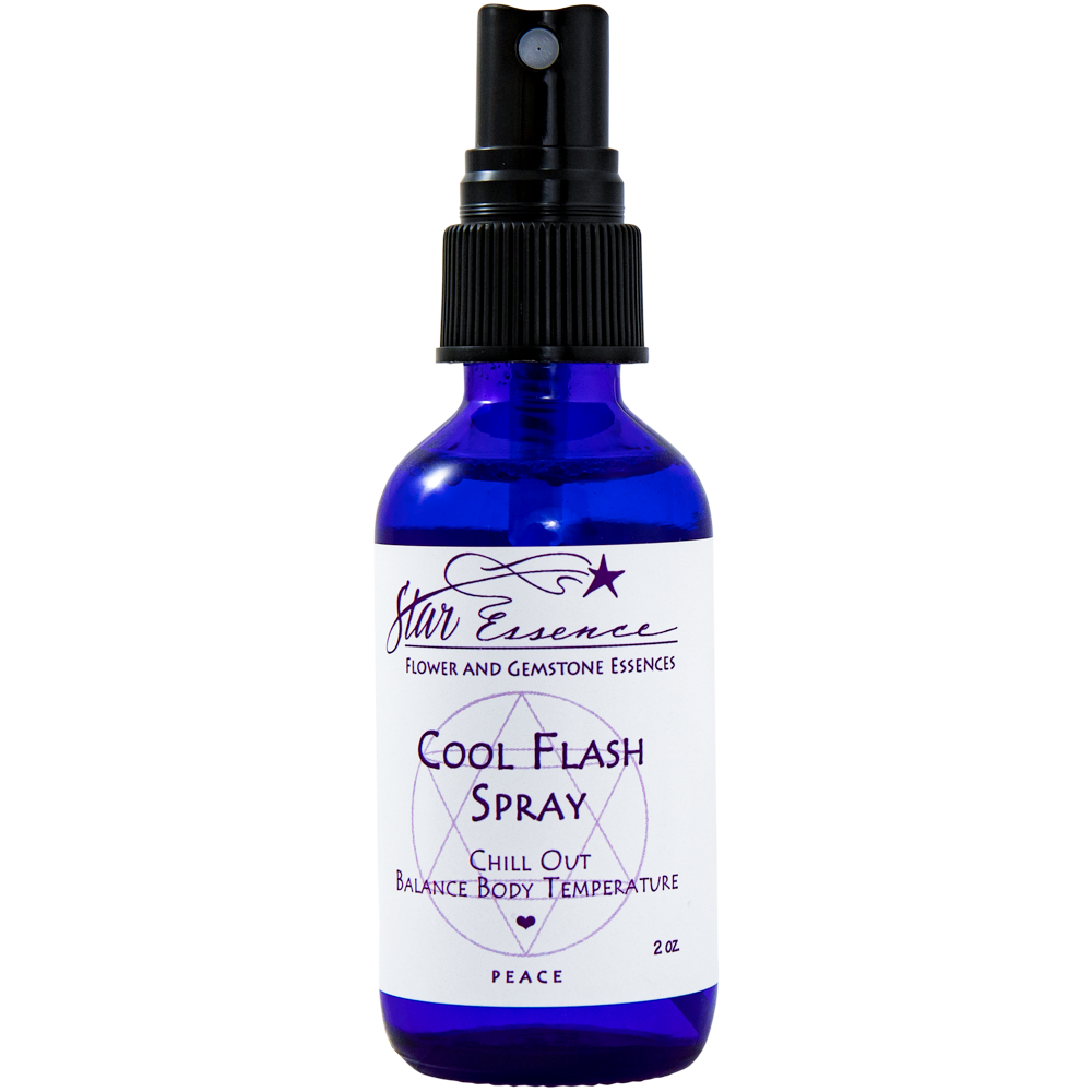 Cool Flash Spray vibrational essence spray bottle for energy healing, holistic medicine, and spiritual wellness support