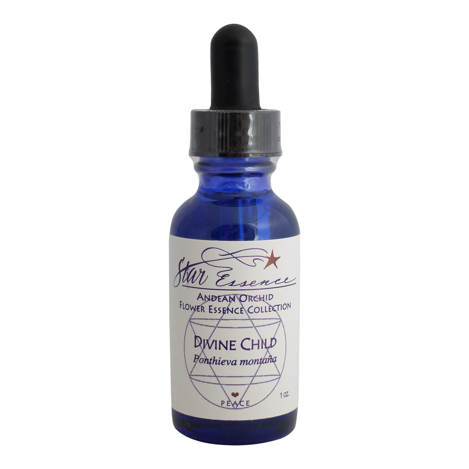 Dropper bottle of Divine Child essence, a vibrational remedy for sensitive individuals, inner child healing, and holistic energy support.