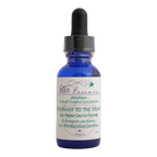 Blue dropper bottle of Doorway to the Heart ~ San Pedro Cactus Flower Essence, a spiritual wellness and holistic heart-healing remedy.