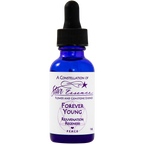 Forever Young dropper bottle for energy healing, holistic medicine, and spiritual wellness rejuvenation support