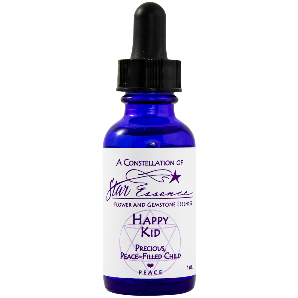 Happy Kid spray bottle for energy healing, holistic medicine, and spiritual wellness support for children