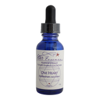 Dropper bottle of One Heart essence, a vibrational blend supporting heart-centered unity, love, and holistic energy healing.